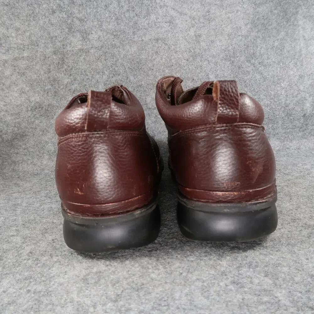 Propet Shoes Mens 13 5E Wide Casual Comfort Village Walker Brown Leather Oxford